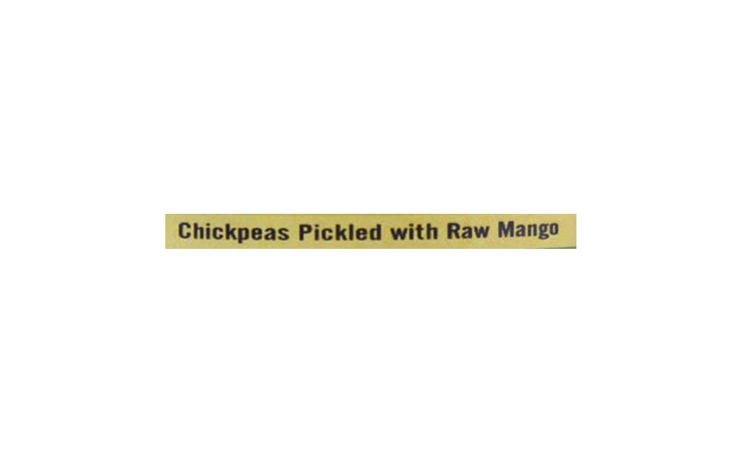 Masala Monk Chickpeas Pickled with Raw Mango    Plastic Jar  400 grams